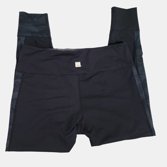 Vuori Asymmetric Block Leggings Black Camo Contrast XLarge - Picture 7 of 12